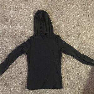 Smartwool Charcoal Hooded Top